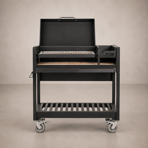 Argentine style 2 level COLD-ROLL STEEL Grill TAGWOOD BBQ18SI