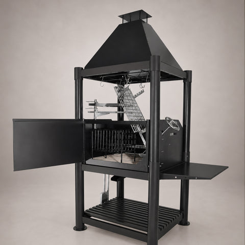 360° Open-Fire Grill Cold-roll steel  TAGWOOD BBQ02SIB | Pre-Order