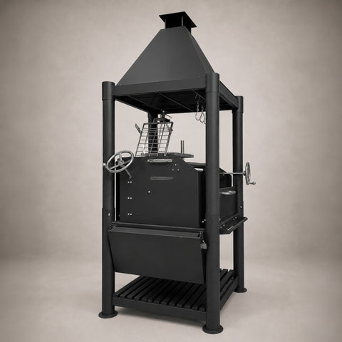 360° Open-Fire Grill Cold-roll steel  TAGWOOD BBQ02SIB | Pre-Order