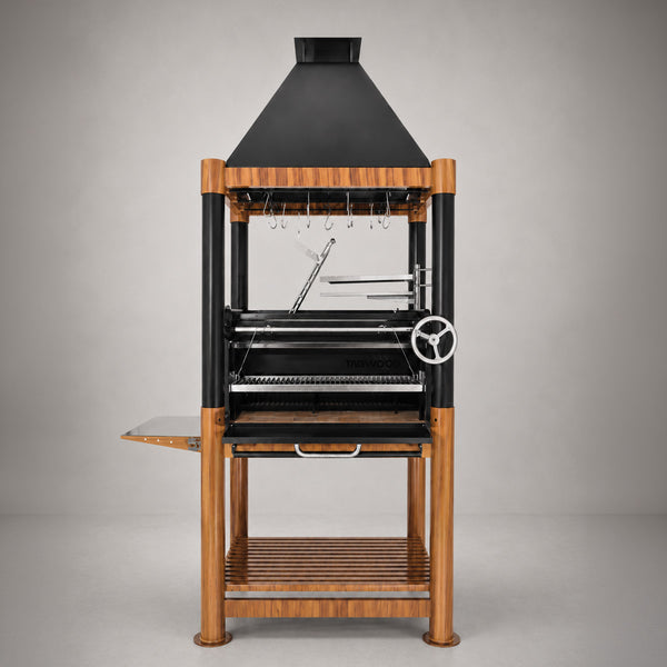 Argentine Charcoal Grill with Firebox Tagwood BBQ02SI – TAGWOOD BBQ