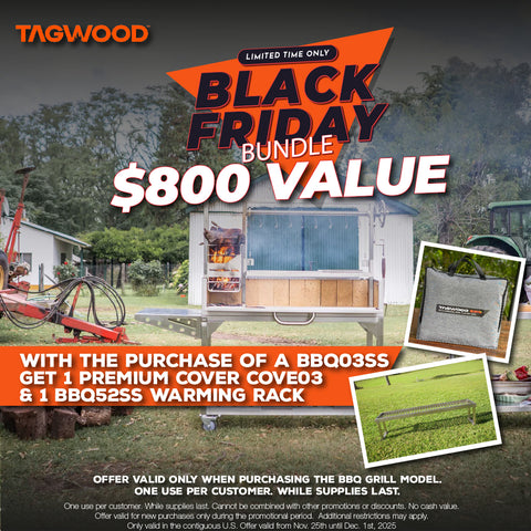 Tagwood BBQ Argentine Santa Maria Wood Fire & Charcoal Gaucho Grill | BBQ03SS-