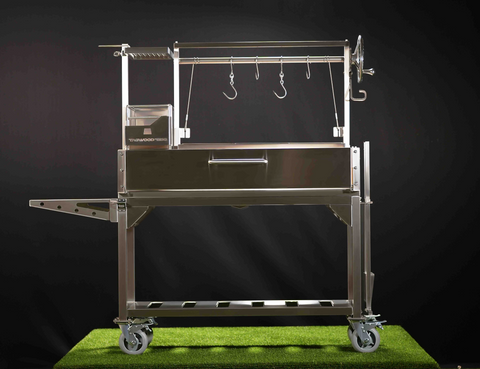 Tagwood BBQ Argentine Santa Maria Wood Fire & Charcoal Gaucho Grill | BBQ03SS- - TAGWOOD BBQ