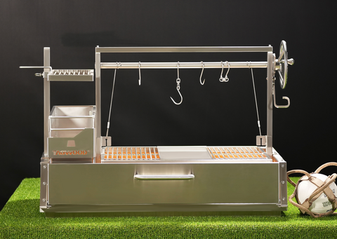 Tagwood BBQ Santa Maria Argentine Wood Fire & Charcoal Gaucho Grill Built in | BBQ05SS-- - TAGWOOD BBQ