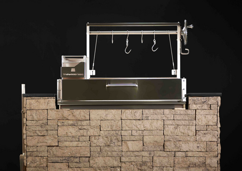 Tagwood BBQ Santa Maria Argentine Wood Fire & Charcoal Gaucho Grill Built in | BBQ05SS-- - TAGWOOD BBQ