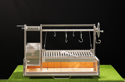 Tagwood BBQ Santa Maria Argentine Wood Fire & Charcoal Gaucho Grill Built in | BBQ05SS-- - TAGWOOD BBQ