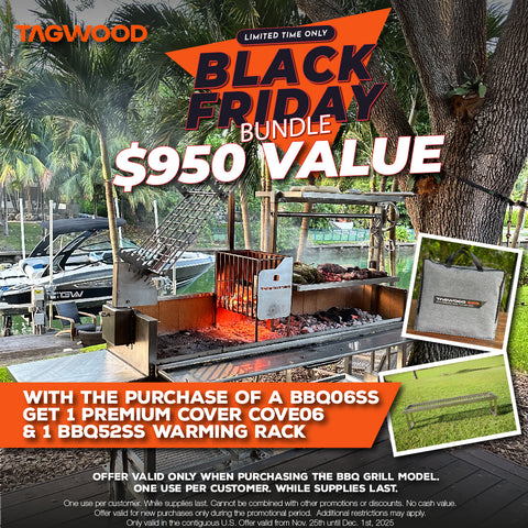 Tagwood BBQ Argentine Santa Maria Wood Fire & Charcoal Gaucho Grill | BBQ06SS --