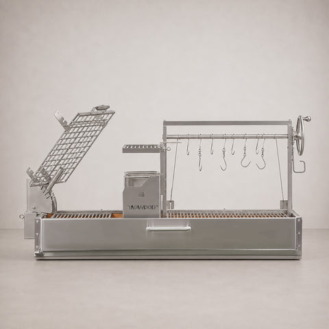 360° Open Fire Santa Maria Grill Built-in TAGWOOD BBQ08SS | Pre-Order