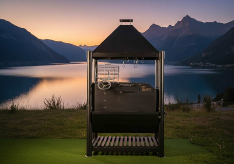 Santa Maria Stainless Steel Grill Tagwood BBQ12SI 360-degree grilling encounter