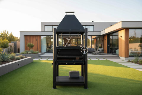 Santa Maria Stainless Steel Grill Tagwood BBQ12SI 360-degree grilling encounter