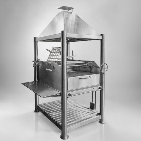 360° Open-Fire Grill 304 Stainless Steel XL TAGWOOD BBQ12SS