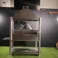 Tagwood BBQ XL Argentine Santa Maria Wood Fire & Charcoal Gaucho Grill all Stainless Steel | BBQ22SS - TAGWOOD BBQ