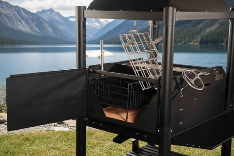 Santa Maria Stainless Steel Grill Tagwood BBQ12SI 360-degree grilling encounter