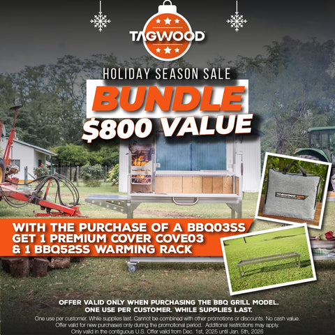 Tagwood BBQ Argentine Santa Maria Wood Fire & Charcoal Gaucho Grill | BBQ03SS-