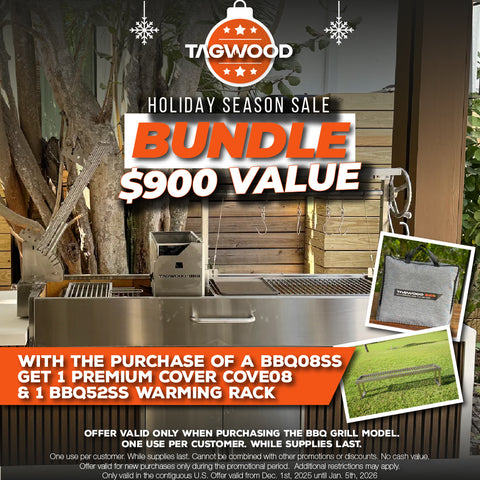 Tagwood BBQ Argentine Santa Maria Wood Fire & Charcoal Gaucho Grill | BBQ08SS -