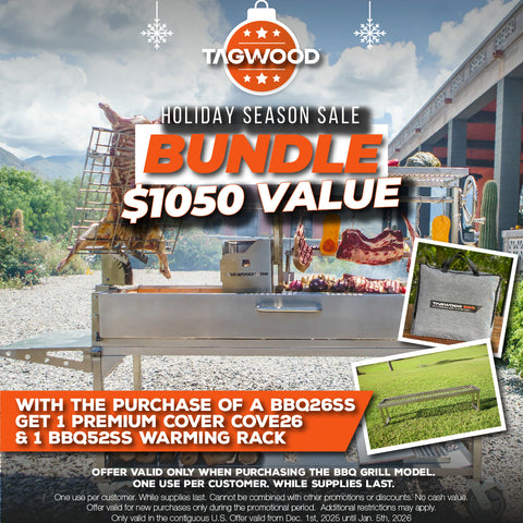 Tagwood BBQ Argentine Santa Maria Wood Fire & Charcoal Gaucho Grill | BBQ26SS --