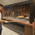 Tagwood BBQ Insert Style Argentine Santa Maria Wood Fire & Charcoal Gaucho Grill without firebricks | BBQ09SS -- - TAGWOOD BBQ
