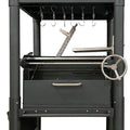 Gaucho Grill with Firebox Argentine Style All in Black with 6 Distinct Grilling Areas Tagwood BBQ02SIB - PRE-ORDER - TAGWOOD BBQ
