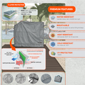 Charcoal Grill Cover COVE23 for Tagwood BBQ23SS Waterproof Heat & Cold Resistant and UV Protection - TAGWOOD BBQ
