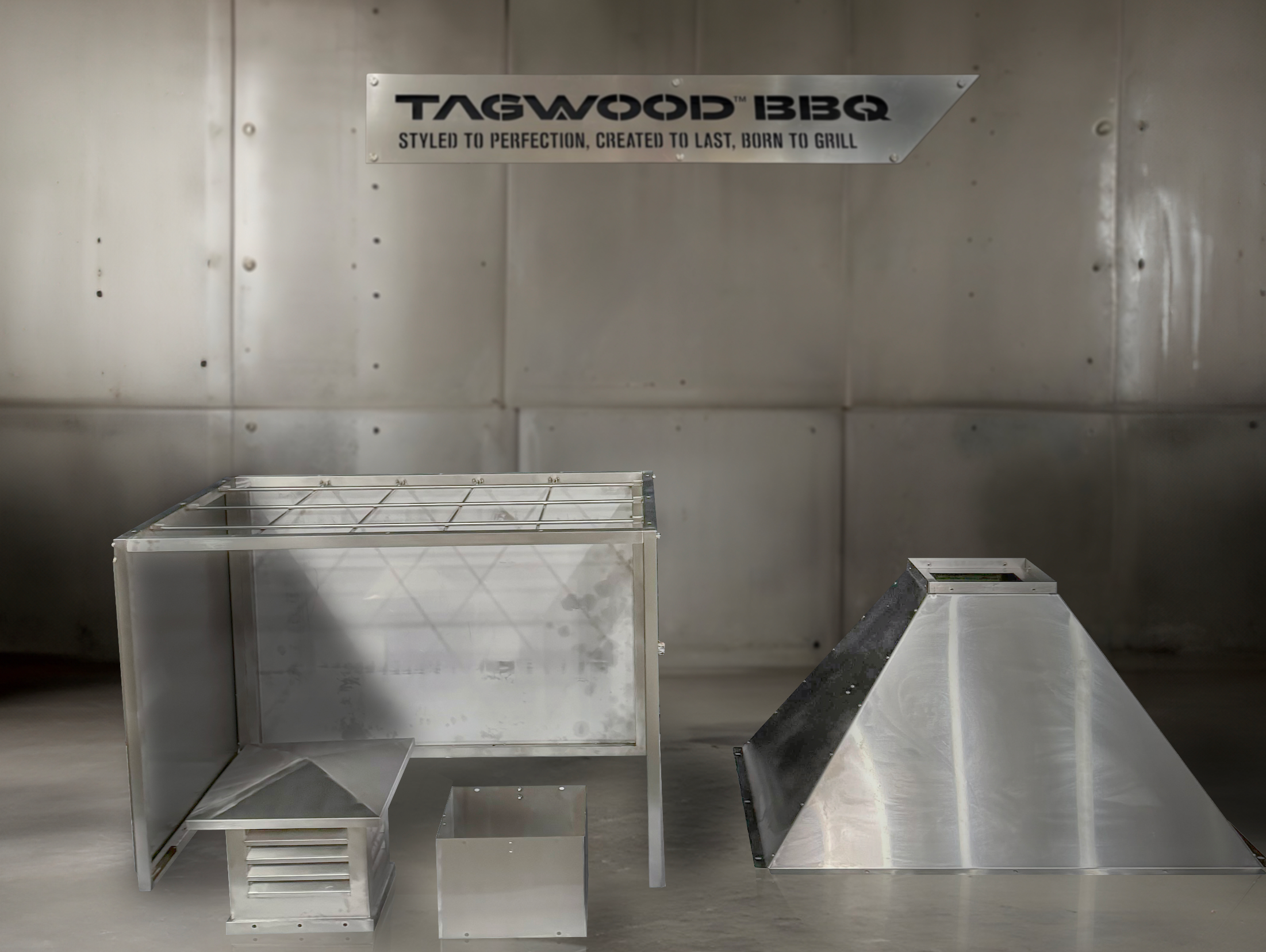 Tagwood BBQ Attachment Built-in Smoke Hood -- ASH25