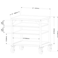 Tagwood BBQ Working table PRO Line | Stainless steel | BBQ10SS PRO-- PRE-ORDER - TAGWOOD BBQ