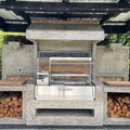 Tagwood BBQ Santa Maria Argentine Wood Fire & Charcoal Gaucho Grill Built in | BBQ05SS-- - TAGWOOD BBQ