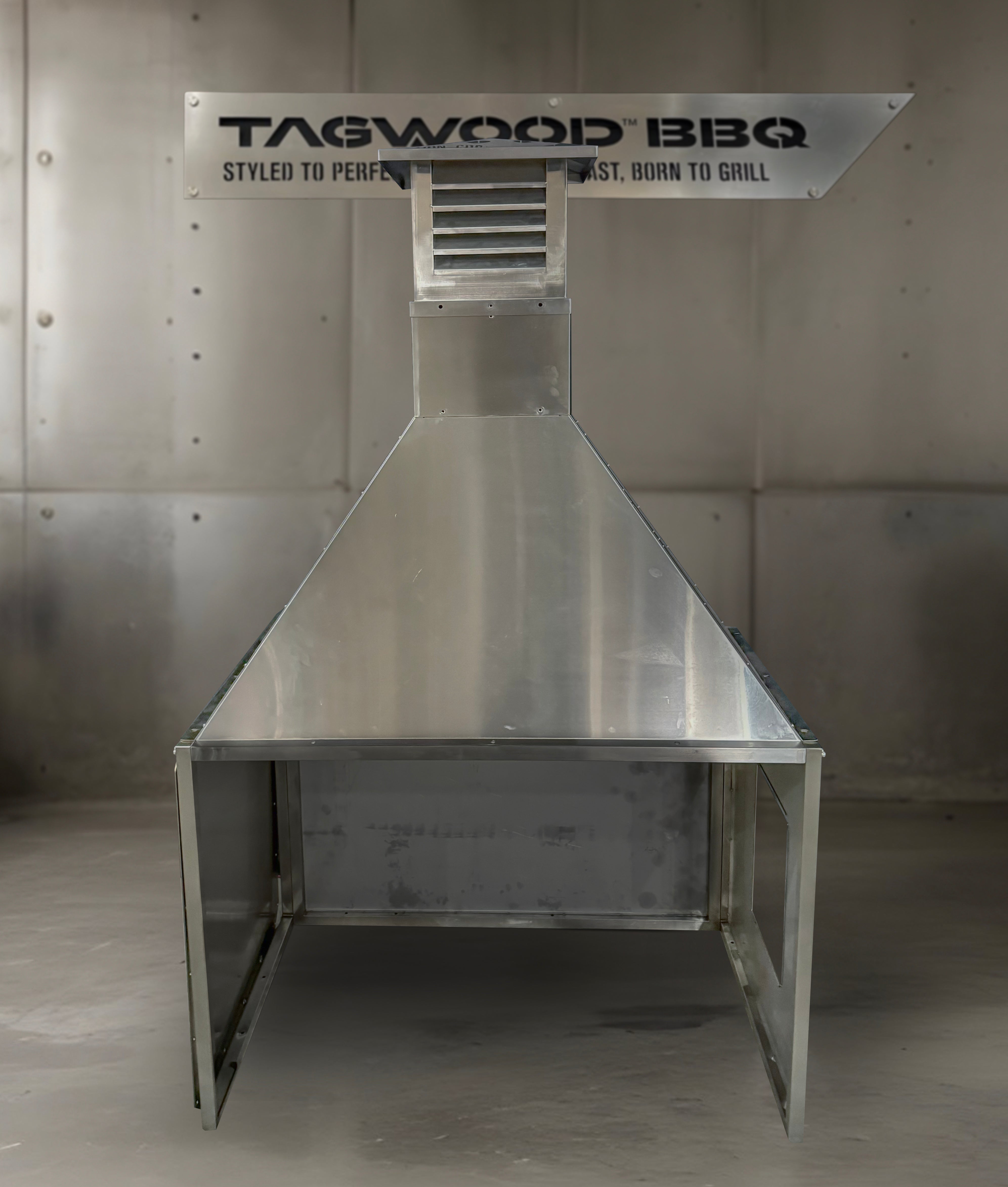 Tagwood BBQ Attachment Built-in Smoke Hood -- ASH25