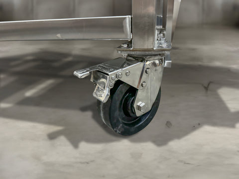 8" x 2" SS304 WHEELS - TAGWOOD BBQ