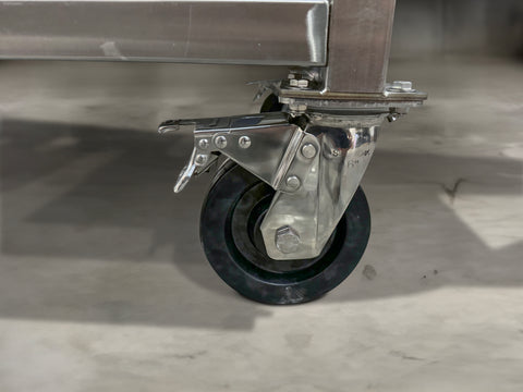 8" x 2" SS304 WHEELS - TAGWOOD BBQ