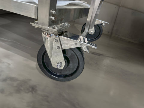 8" x 2" SS304 WHEELS - TAGWOOD BBQ