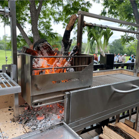 Double Argentine Santa Maria Style Grill Tagwood BBQ04SS - PRE Double Argentine Santa Maria Style Grill Tagwood BBQ04SS - PRE