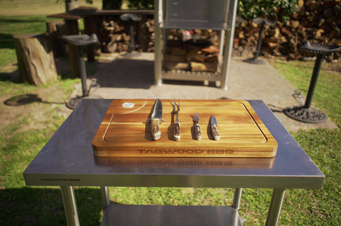 Meat Fork & Carving Knife BBQ Set | KF15 - TAGWOOD BBQ