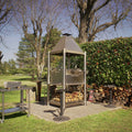 Tagwood BBQ Argentine Santa Maria Wood Fire & Charcoal Gaucho Grill all Stainless Steel | BBQ02SS OPEN FIRE COOKING - - TAGWOOD BBQ