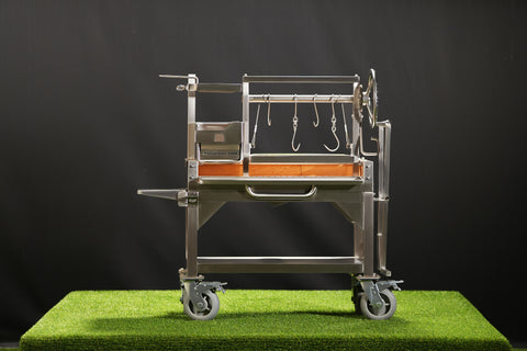 Mini Santa Maria Grill Argentine Style Compact Size 304 Stainless Steel Tagwood BBQ03SS