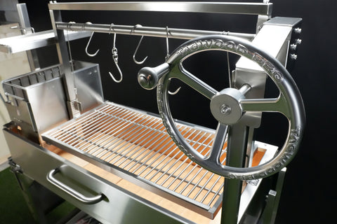 Tagwood BBQ Santa Maria Argentine Wood Fire & Charcoal Gaucho Grill Built in | BBQ05SS--