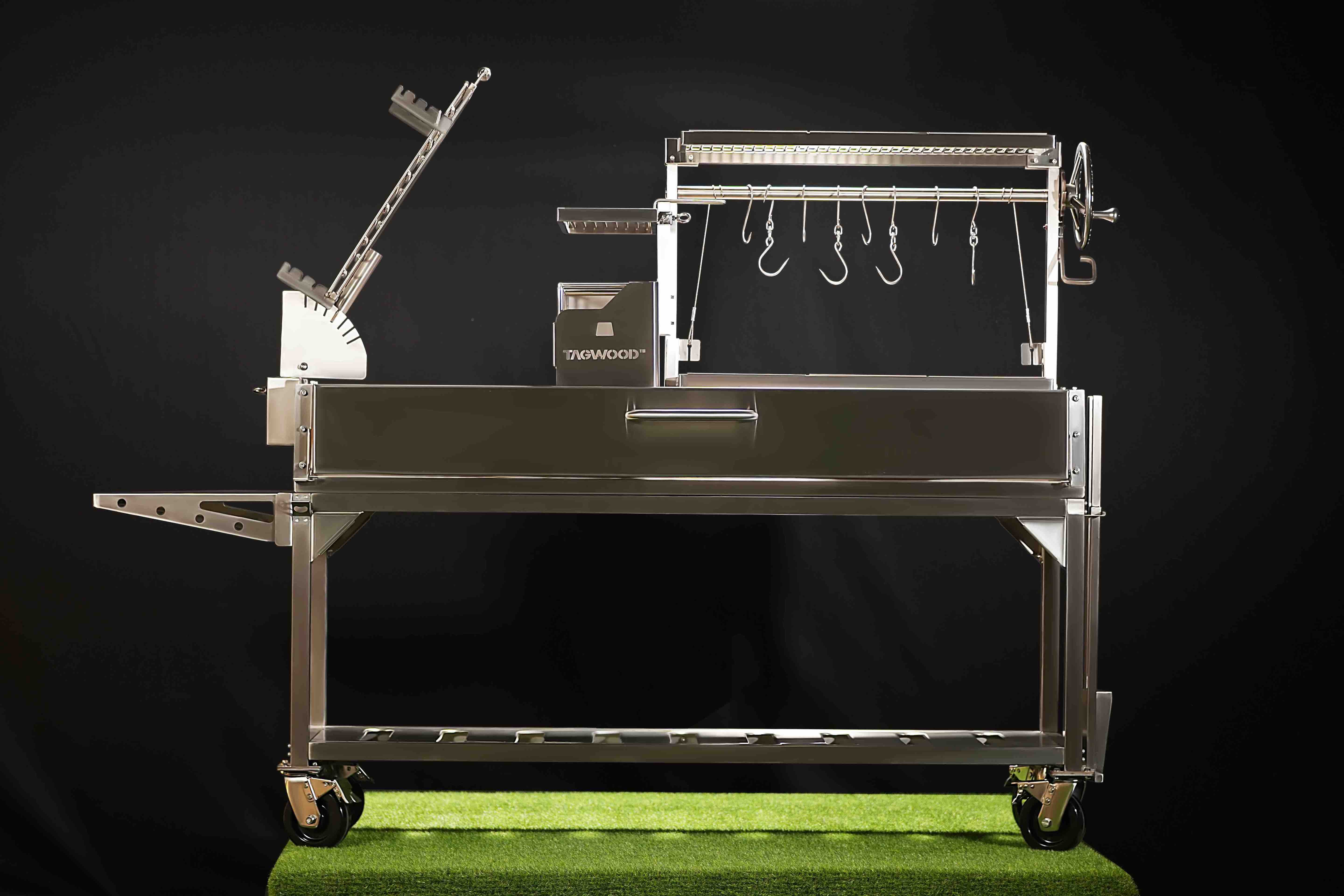 Argentine BBQ Grill enhanced with a Clamp Grill BBQ06SS – TAGWOOD BBQ