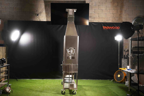 Stainless Steel Grill-Mounted Smoke Hood Tagwood ASH08 Compatible with BBQ06SS or BBQ08SS built-in grills