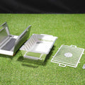Tagwood BBQ Table Top Warming Brazier | Stainless steel and Acacia wood  | BBQ07SS-- - TAGWOOD BBQ