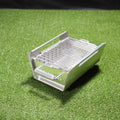 Tagwood BBQ Table Top Warming Brazier | Stainless steel and Acacia wood  | BBQ07SS-- - TAGWOOD BBQ