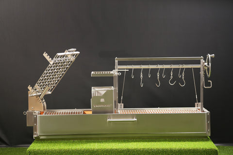 Argentinian Gaucho Style Grill Tagwood BBQ08SS with an estimated total grilling area up to 1,600 sq. in.