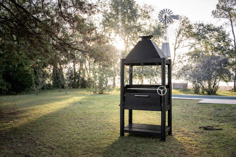 Santa Maria Stainless Steel Grill Tagwood BBQ12SI 360-degree grilling encounter