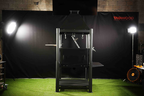 Santa Maria Stainless Steel Grill Tagwood BBQ12SI 360-degree grilling encounter