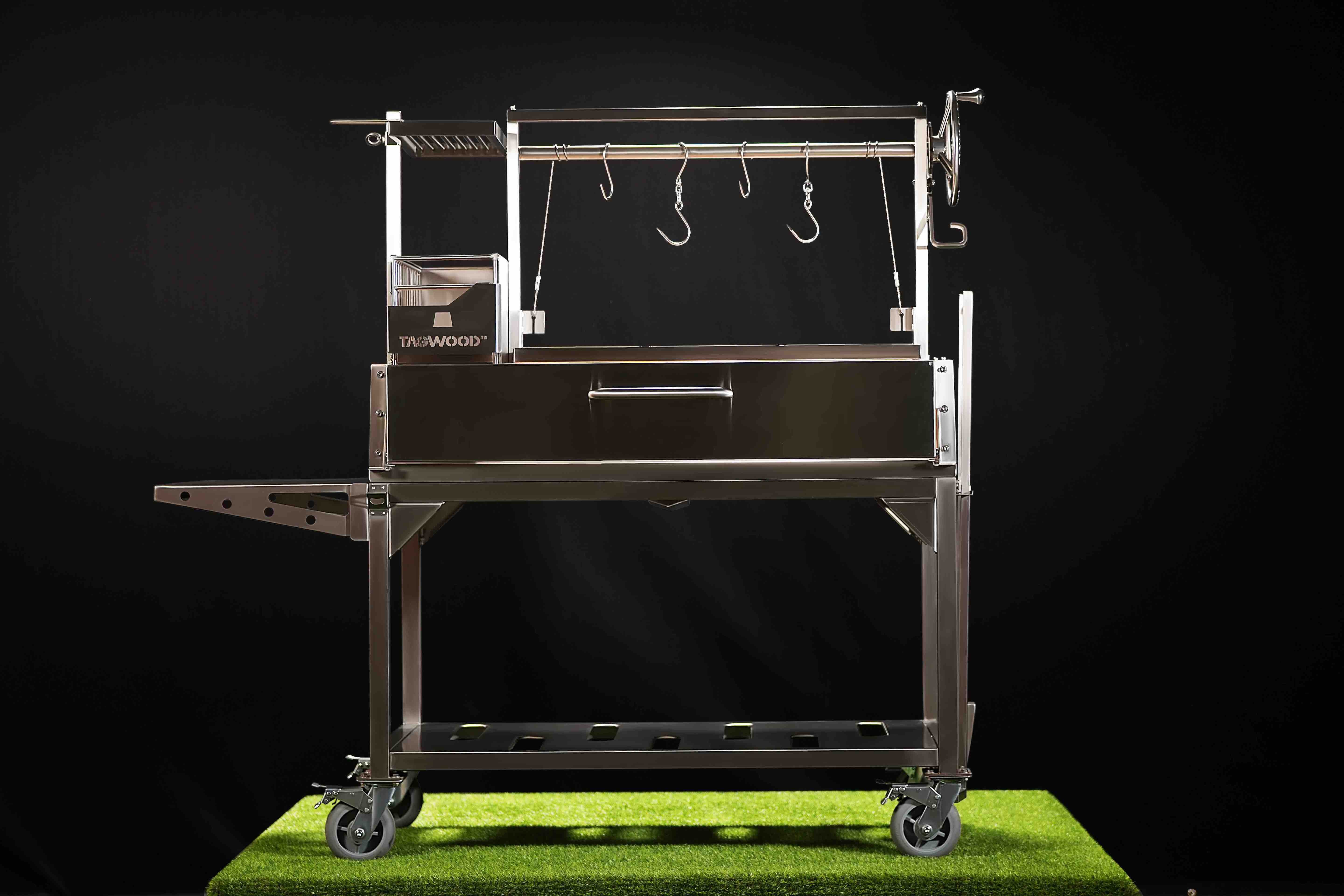 Tagwood BBQ23SS: XL Grill with Foldable Side Table – TAGWOOD BBQ Tagwood BBQ23SS: XL Grill with Foldable Side Table – TAGWOOD BBQ