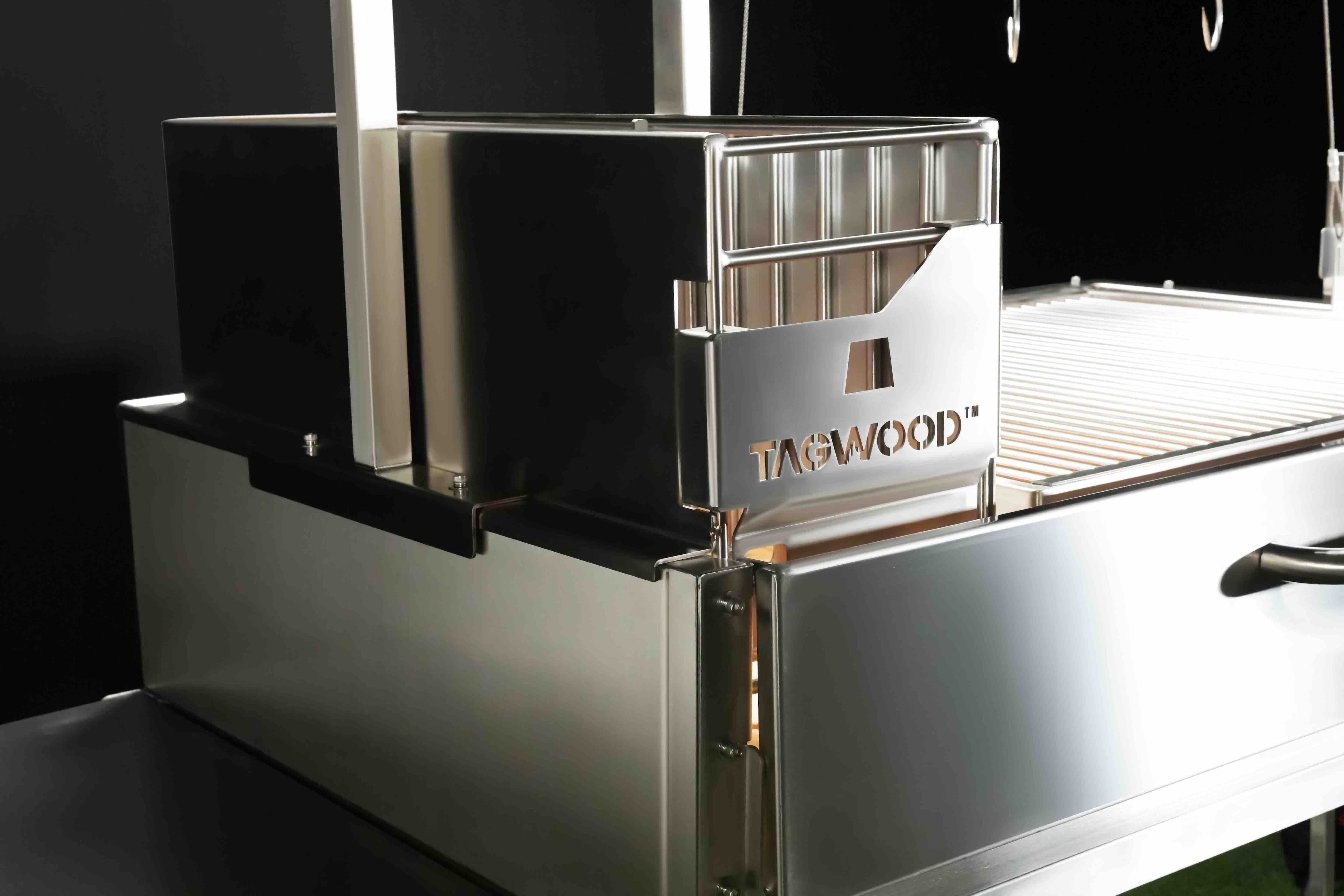 Tagwood BBQ23SS: XL Grill with Foldable Side Table – TAGWOOD BBQ