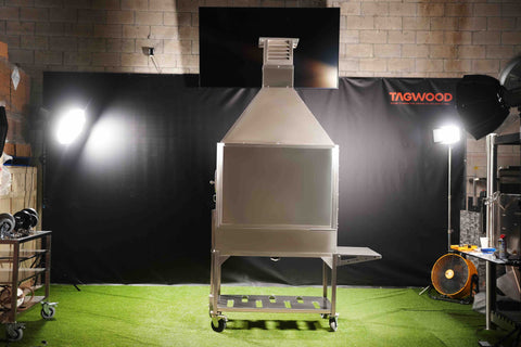 Smoke Hood Tagwood ASH25 Non-electrical Natural Smoke Extractor Compatible with BBQ23SS and BBQ25SS grills