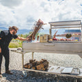 Tagwood BBQ Argentine Santa Maria Wood Fire & Charcoal Gaucho Grill | BBQ26SS -- - TAGWOOD BBQ