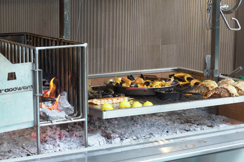 Tagwood BBQ Argentine Santa Maria Wood Fire & Charcoal Gaucho Grill | BBQ28SS - TAGWOOD BBQ