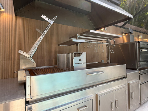 Tagwood BBQ Argentine Santa Maria Wood Fire & Charcoal Gaucho Grill | BBQ28SS - TAGWOOD BBQ