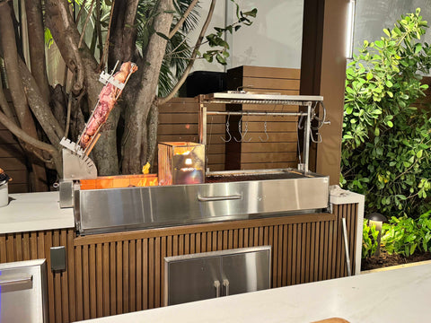 Tagwood BBQ Argentine Santa Maria Wood Fire & Charcoal Gaucho Grill | BBQ08SS - TAGWOOD BBQ