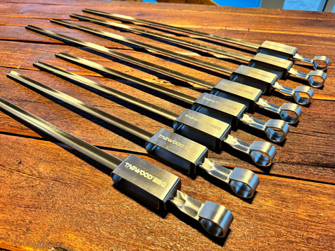 Tagwood BBQ Stainless steel skewers SET OF 4 | PRE-ORDER - TAGWOOD BBQ