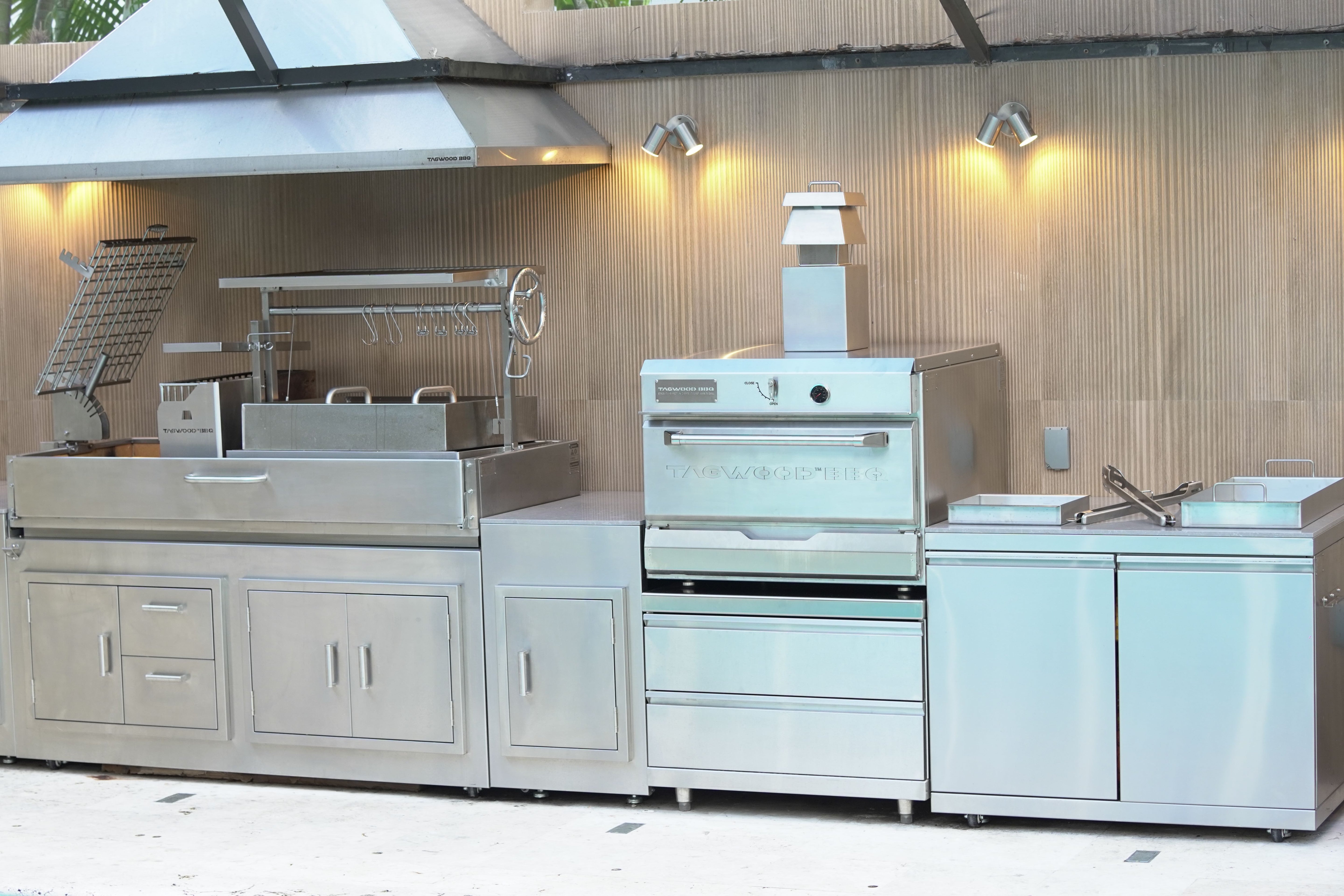 Tagwood BBQ Argentine  Fire & Charcoal Oven Fire Grill all Stainless Steel | TAG02 - Pre-Order - TAGWOOD BBQ